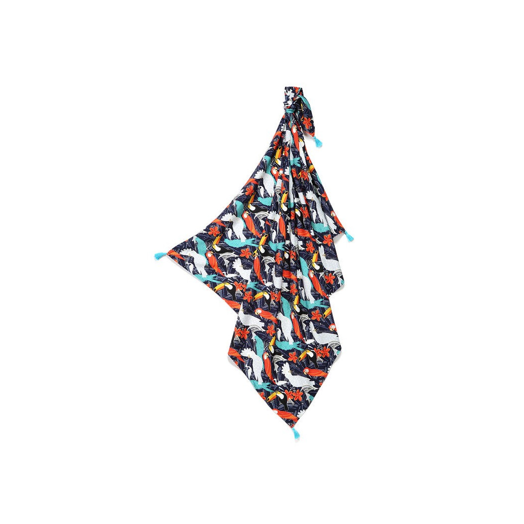 Bambusowy Otulacz - Havana- Mgiełka - La Millou - Bamboo Fringe 100x120cm