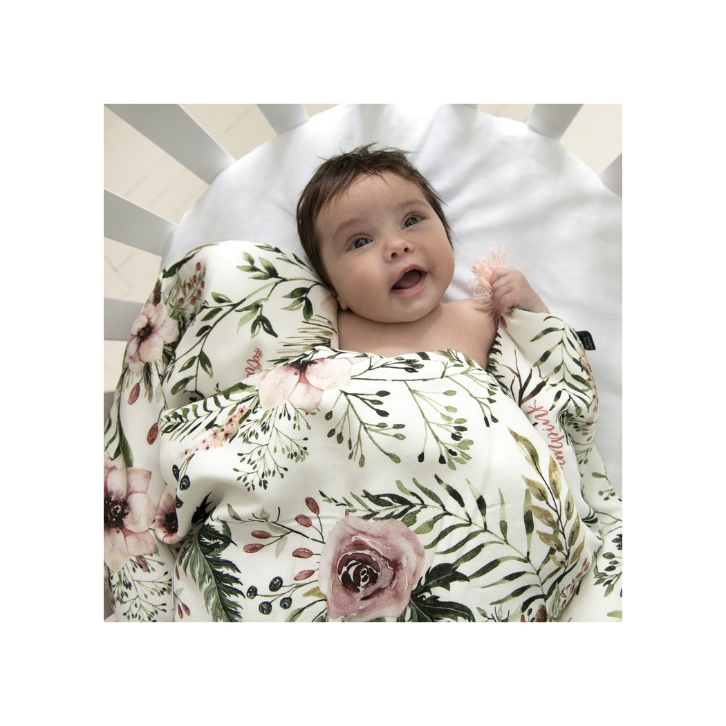 Bambusowa Kołderka - Boho Royal Arrows - Medium Size - Bamboo Bedding 80x100 - La Millou