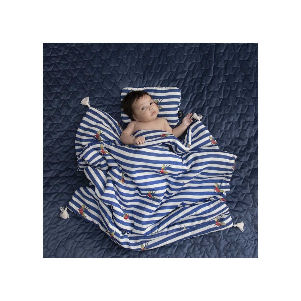 Bambusowa Kołderka - Boho Royal Arrows - Medium Size - Bamboo Bedding 80x100 - La Millou