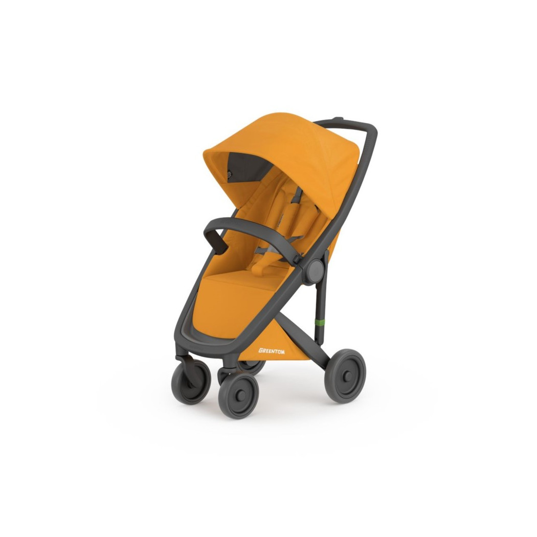 Wózek Greentom  Classic - black - sunflower / czarno - słonecznikowy