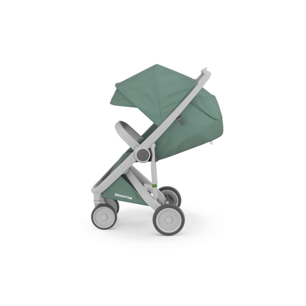 Wózek Greentom  Classic - grey - sage / szaro - szałwiowy