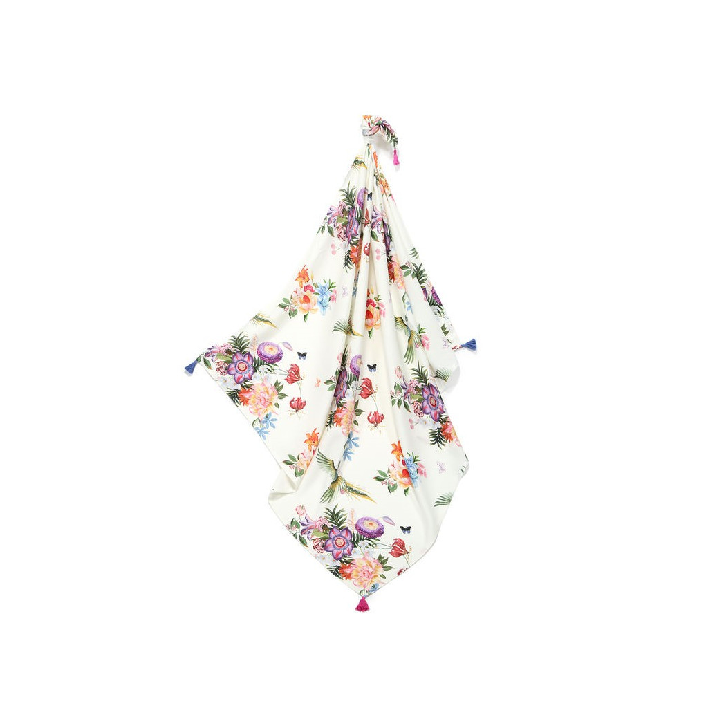 Bambusowy Otulacz - Paradise - Mgiełka - La Millou - Bamboo Fringe 100x120cm