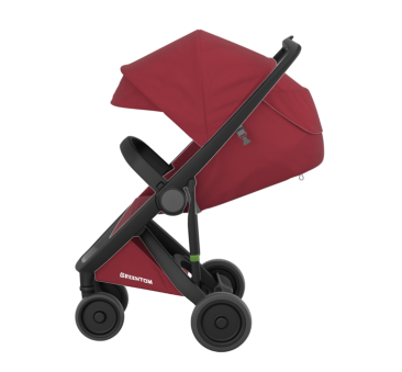 Wózek Greentom  Classic - black - cherry / czarno - wiśniowy