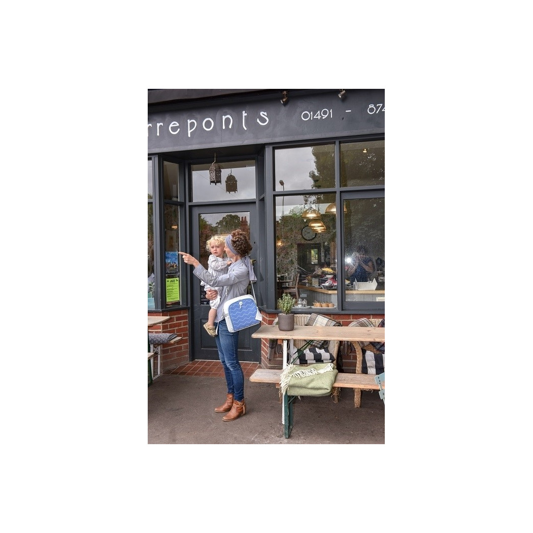 Benbat - Niebieska Walizeczka i Krzesełko 2w1 Aegean C/ niebieskie -Yummigo2