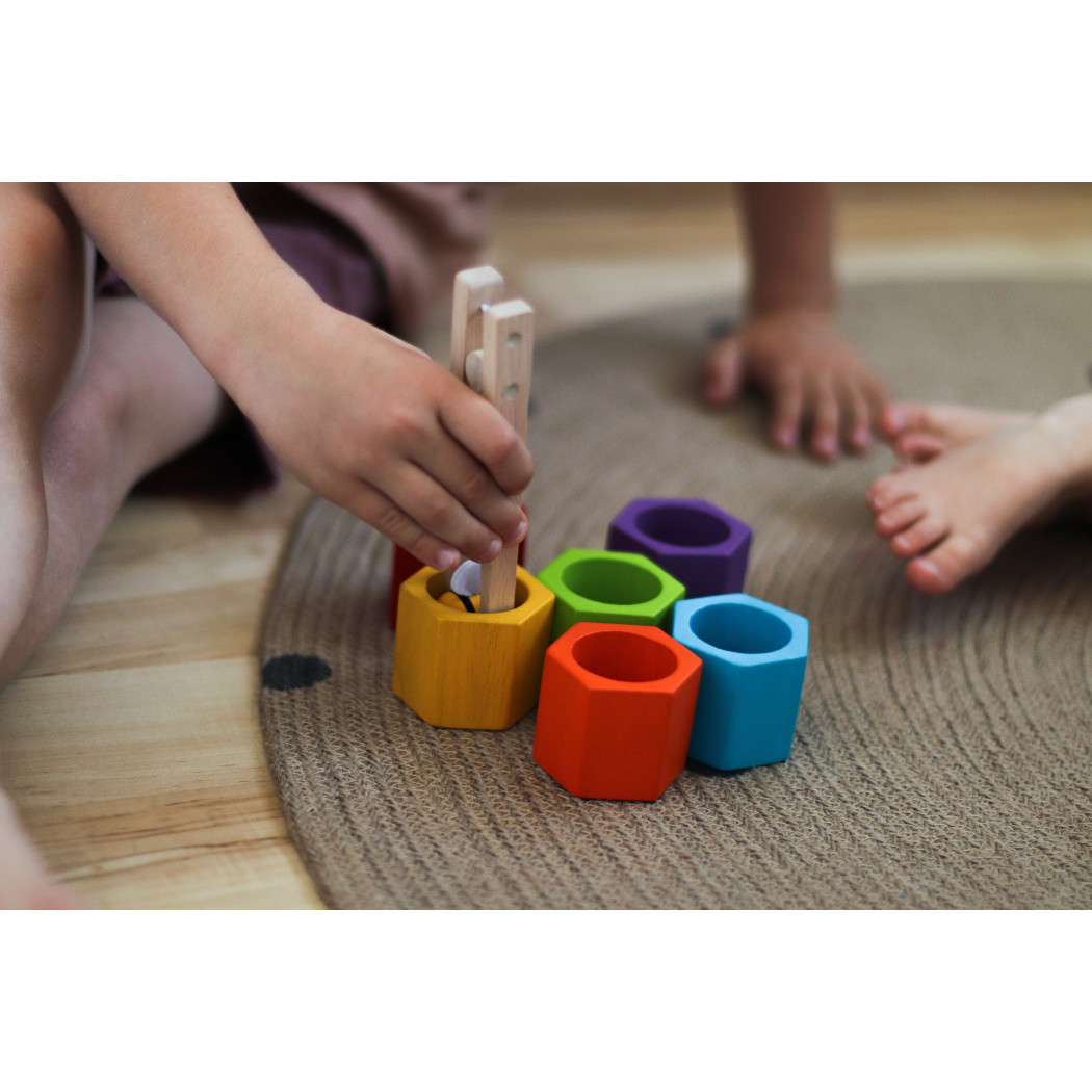 Plaster miodu z pszczółkami zabawka zręcznościowa - Plan Toys - Montessori