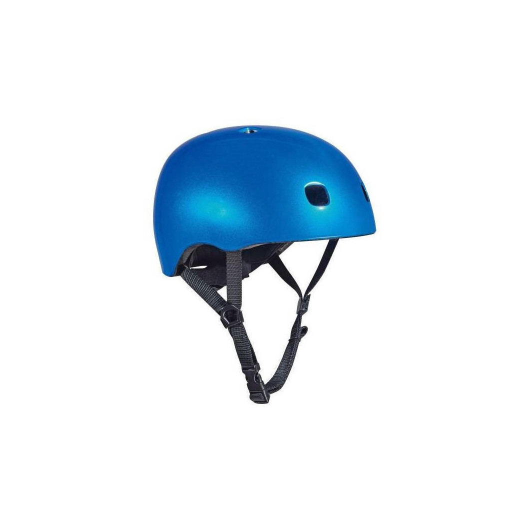 Kask LED ciemnoniebieski S (48-52 cm) - Micro