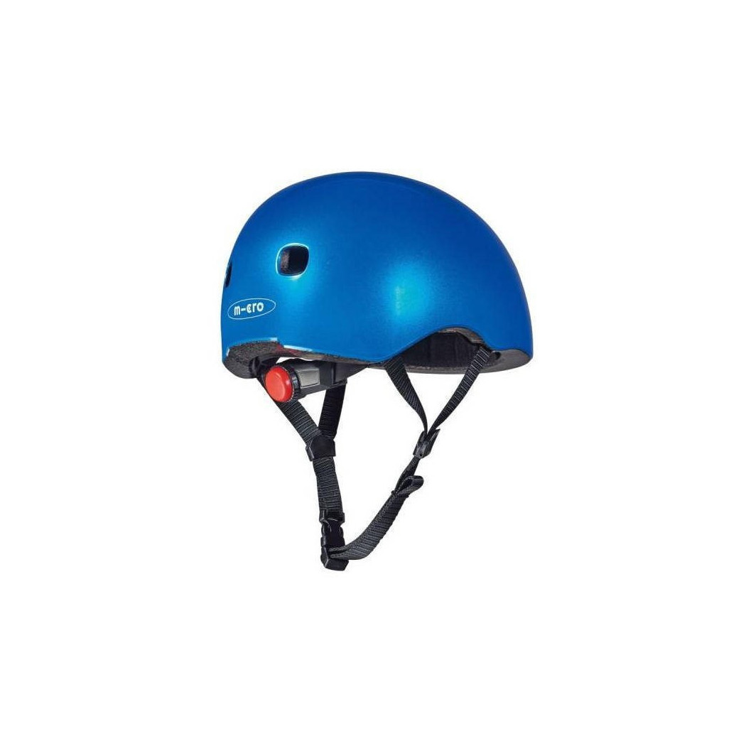 Kask LED ciemnoniebieski M (53-58 cm) - Micro