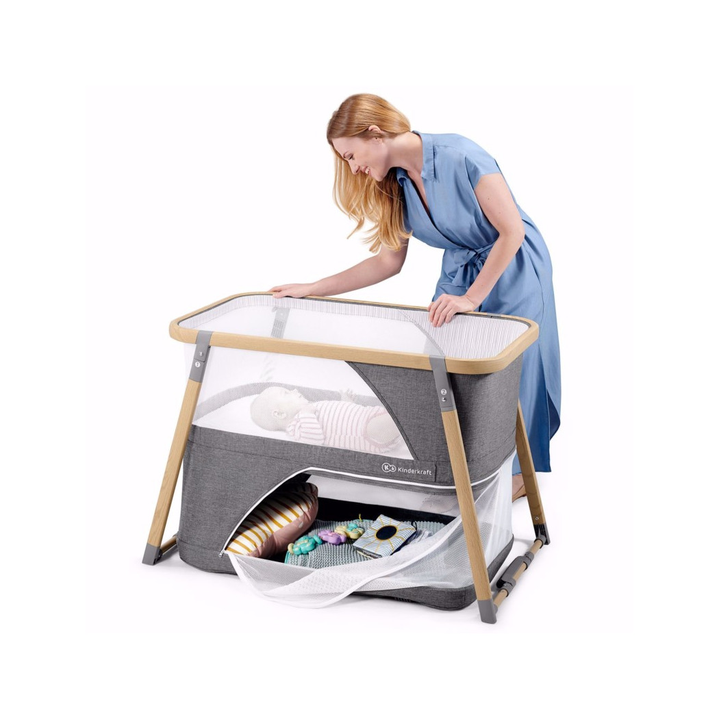 Łóżeczko turystyczne Kinderkraft SOFI 4w1 - Łóżeczko - Kojec - Kołyska