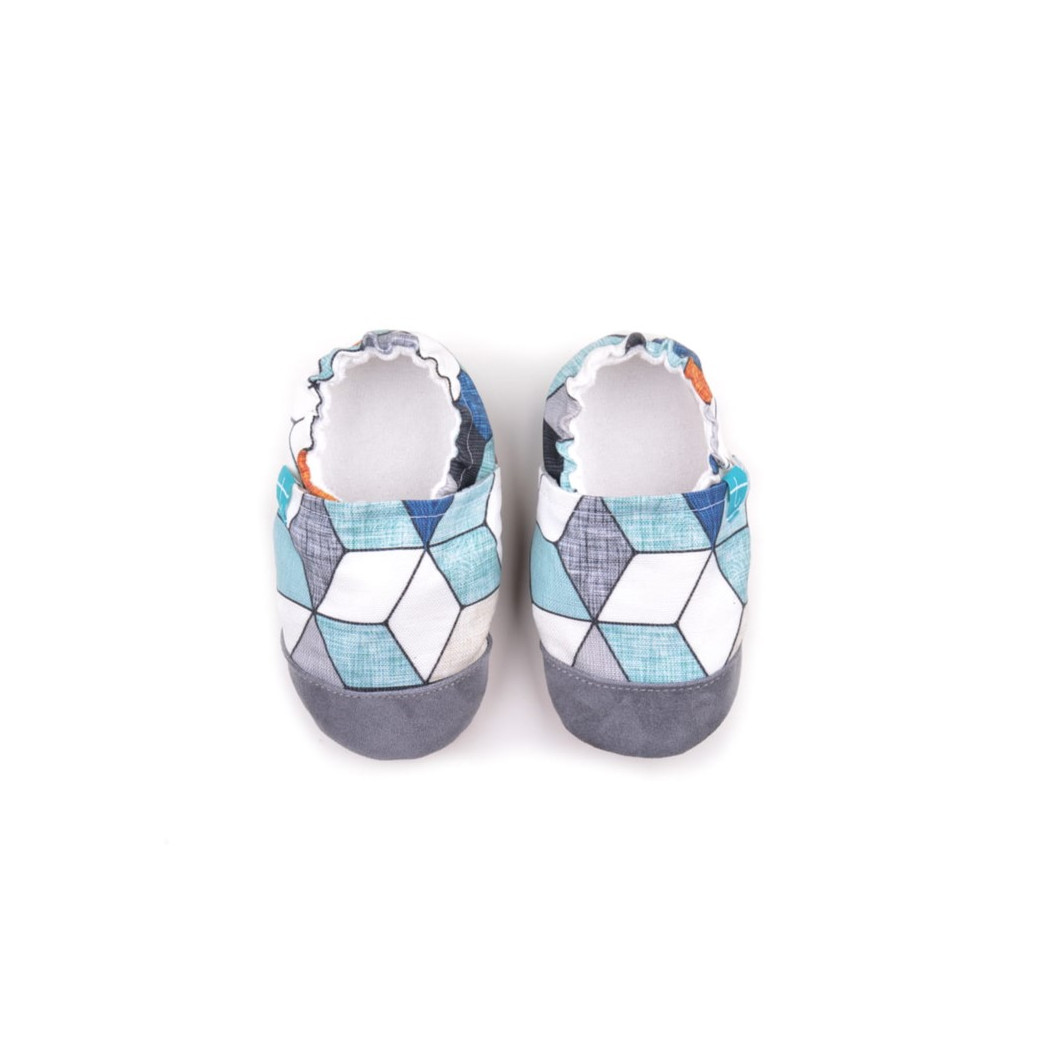 Blue Diamond ze skórką - rozmiar 12-18 msc - Papcie Titot - SKÓRZANA PODESZWA