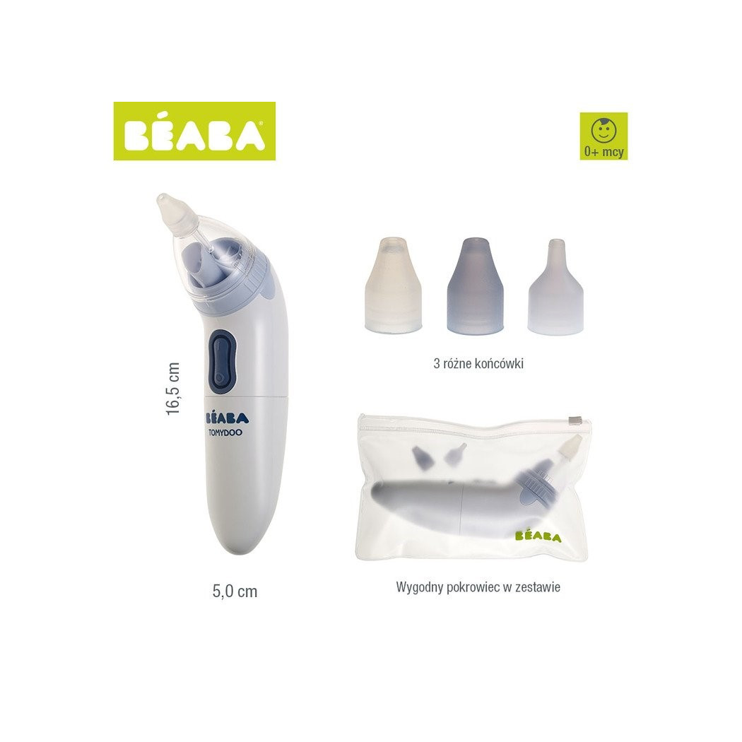 Elektroniczny aspirator do nosa Tomydoo mineral - Beaba