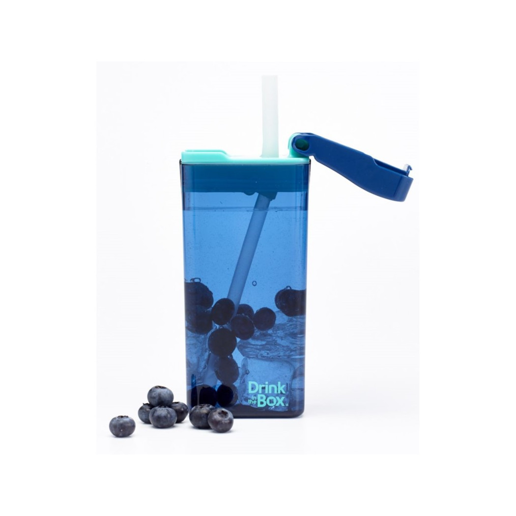 Modern Blue 355 ml - Bidon Ze Słomką Blue 355 ml Borówkowy Modern Drink In The Box