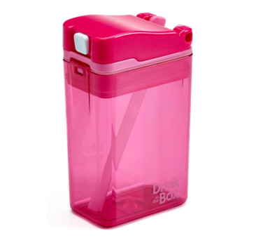 Modern Pink 235 ml - Bidon Ze Słomką Pink 235 ml różowy Drink In The Box