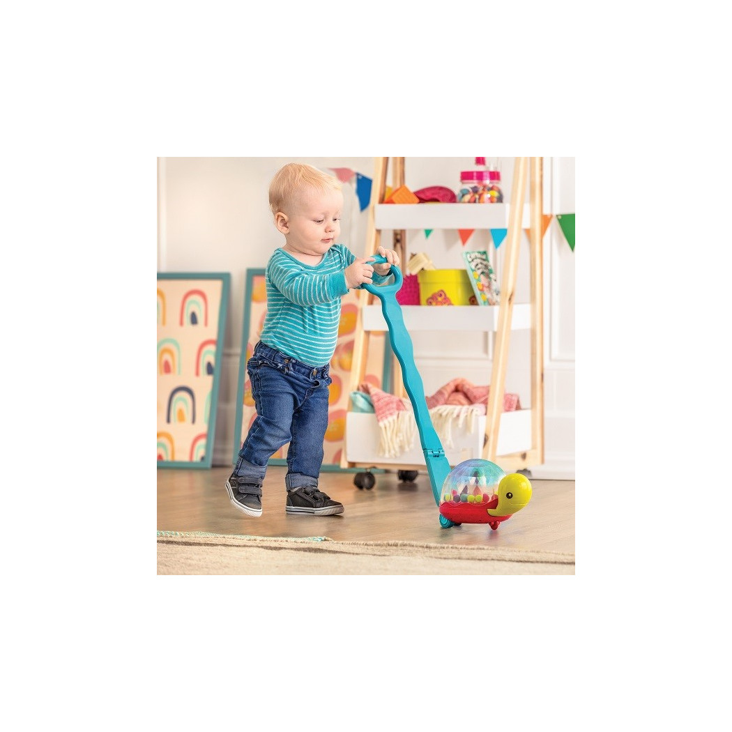 Świecący Żółw - Pchacz - Walk n' Pop - BTOYS