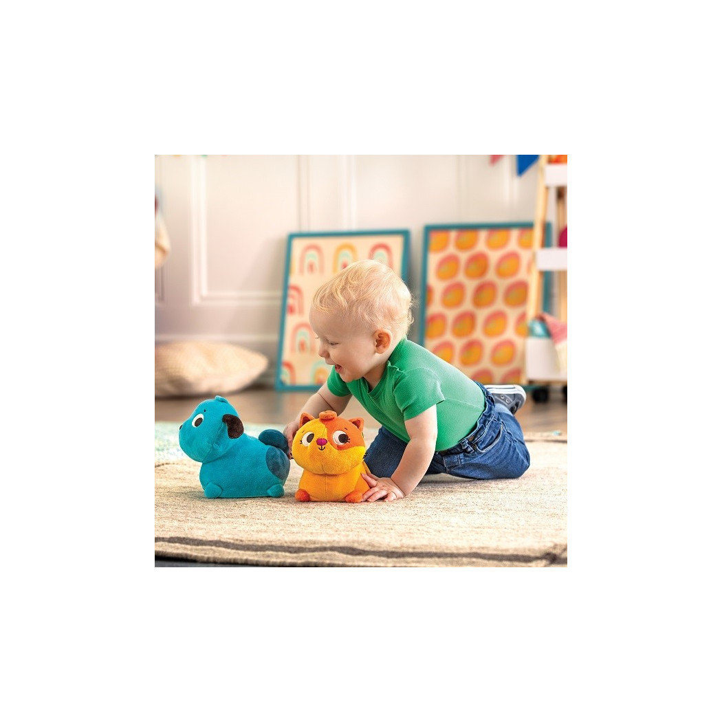 Piesek Wędrujący - z odgłosami - Wobble 'n' Go Puppy - BTOYS - do nauki raczkowania