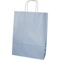 Torba prezentowa średnia - niebieska