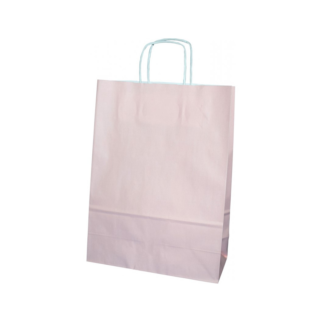 Torba prezentowa średnia - różowa - Torebka Papierowa na prezent