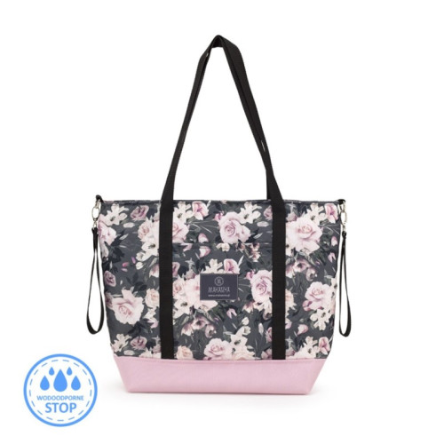 Shopper Bag - Night Flowers - Makaszka