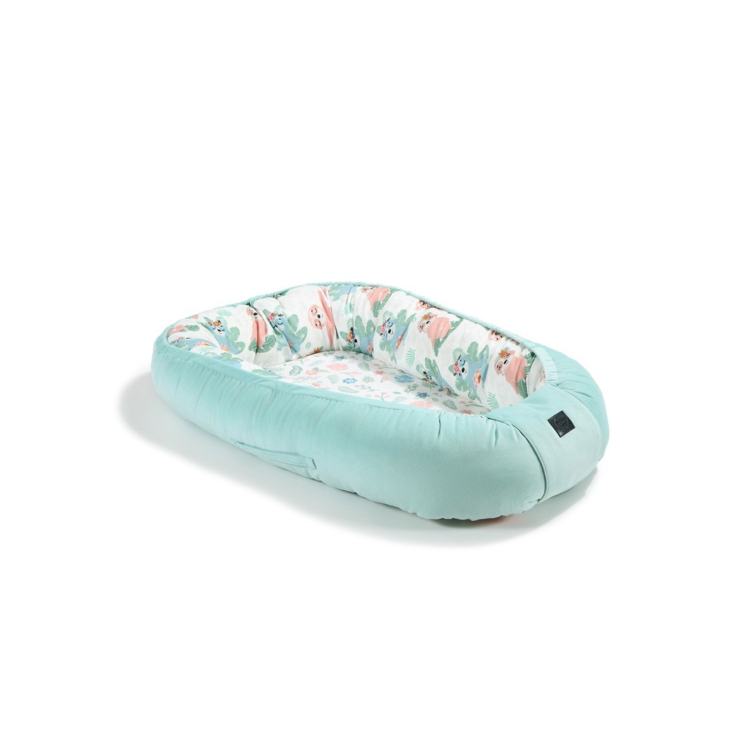 Baby Nest - Gniazdko - Yoga Candy Sloths & Audrey Mint- La Millou - Velvet Collection