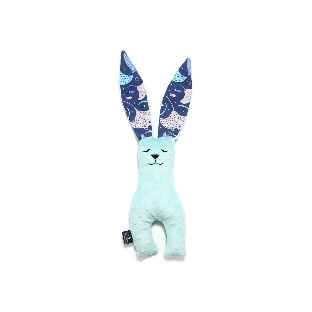 Zabawka Królik - Audrey Mint - Manta Midnight - La Millou - Velvet Collection