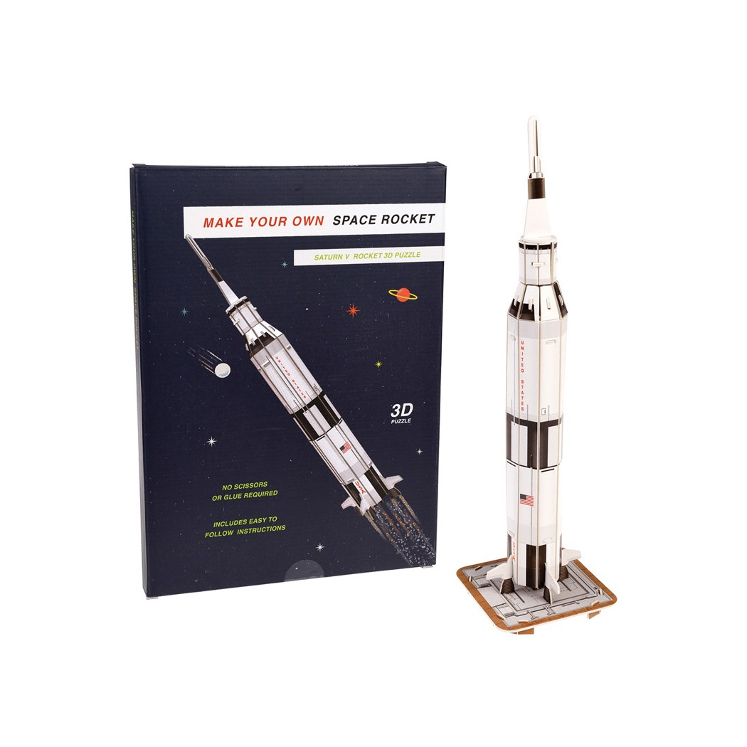 Puzzle 3D - Rakieta - Rex London Trade