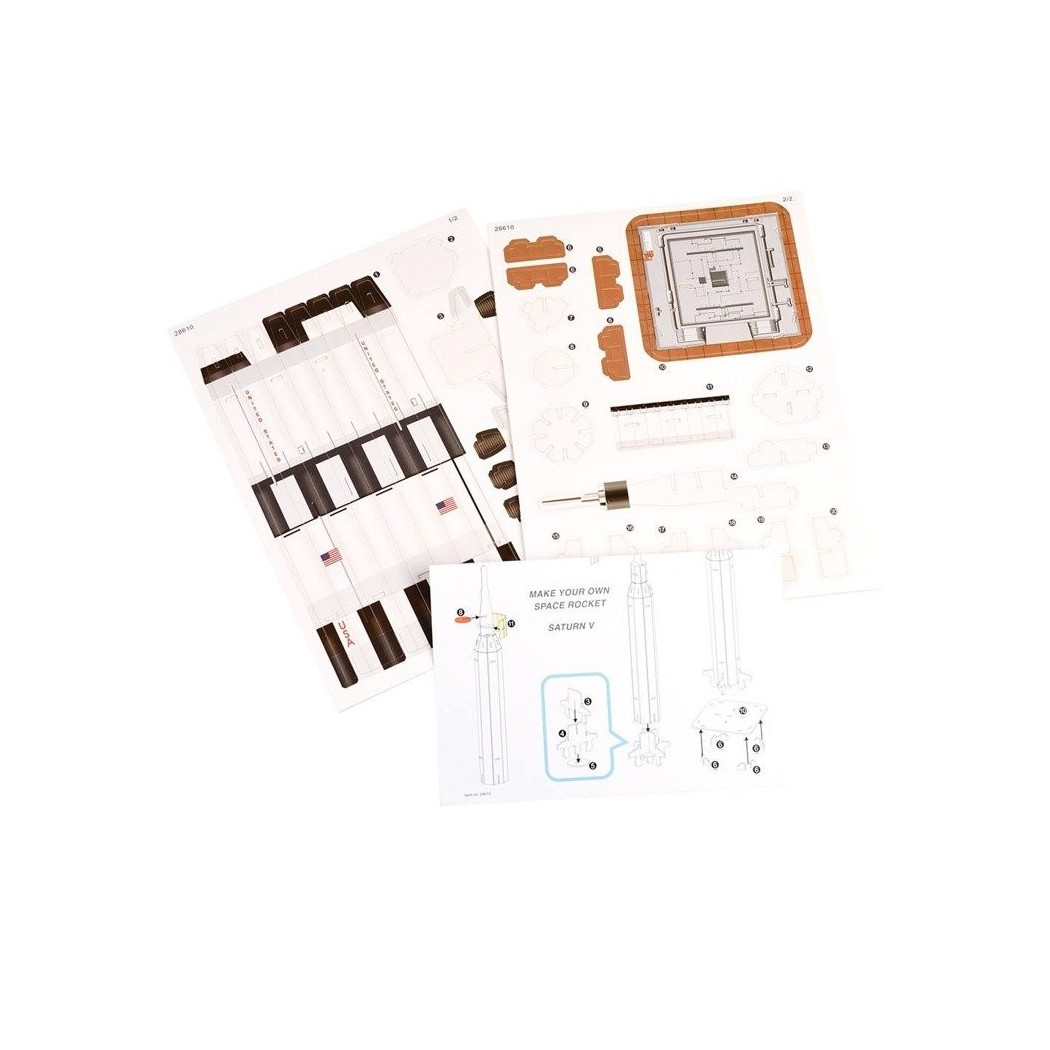 Puzzle 3D - Rakieta - Rex London Trade