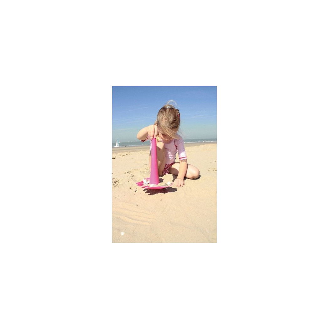 Triplet Calypso Pink - Łopatka Wielofunkcyjna - Różowa - Grabki,Sitko,Lejek - Quut