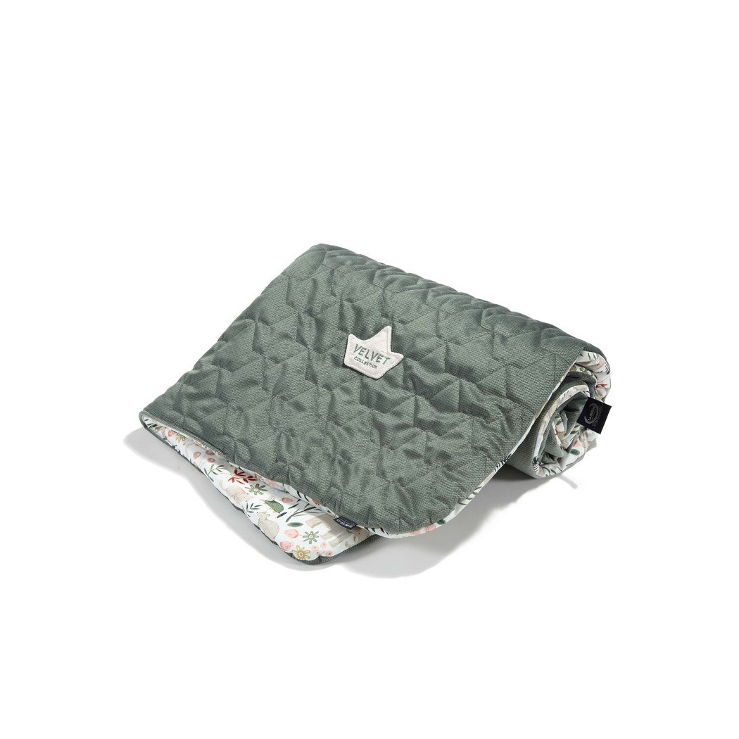 Kocyk Średniaka - La Millou Zoo - Khaki - 80x100 - La Millou - Velvet Colletion