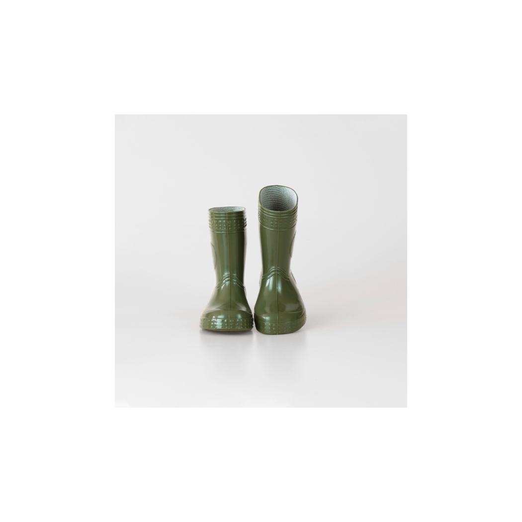 Khaki/ Gwiazda -  rozm. 21/22 - Kalosze Dziecięce + worek/plecak - Sweet Dreams - kaloszepoprosze Kalosze Poproszę