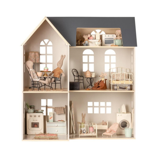 Drewniany domek dla lalek - House of miniature - Dollhouse - Maileg