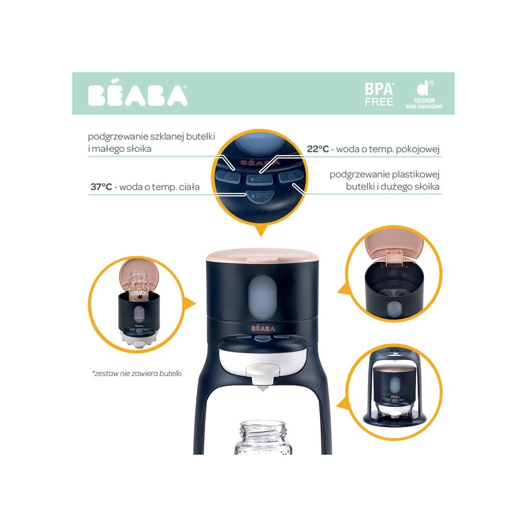Nowy Bib'expresso® Ekspres do mleka 2w1 - Night Blue - Beaba