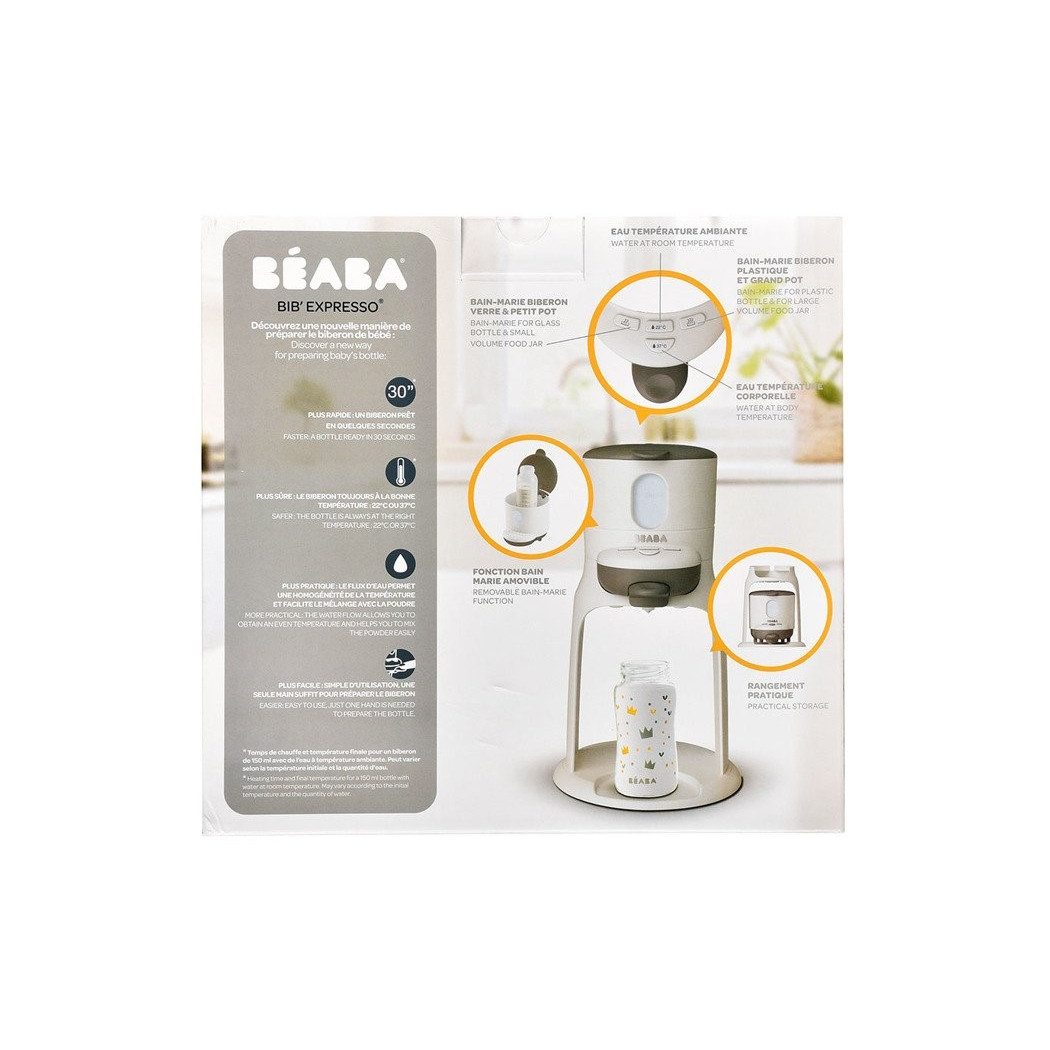 Nowy Bib'expresso® Ekspres do mleka 2w1 - white/grey - Beaba