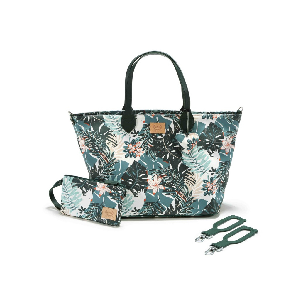 Torba Medium Zip z Saszetką - Papagayo - Premium - La Millou Feeria