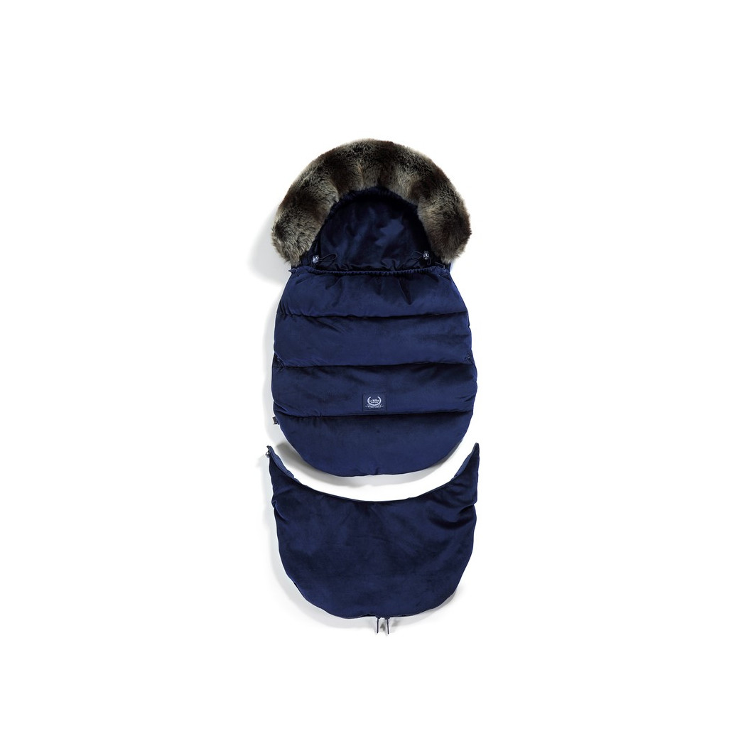 Śpiwór - Stroller Bag Combo - Aspen Winterproof - Royal Navy - La Millou - Velvet Collection
