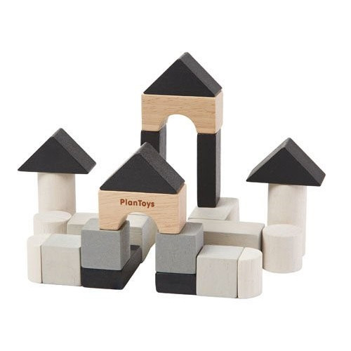 Mini Klocki Drewniane - 24 Elementy - Plan Toys