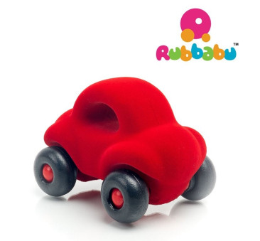 Samochód sensoryczny - czerwony - Rubbabu