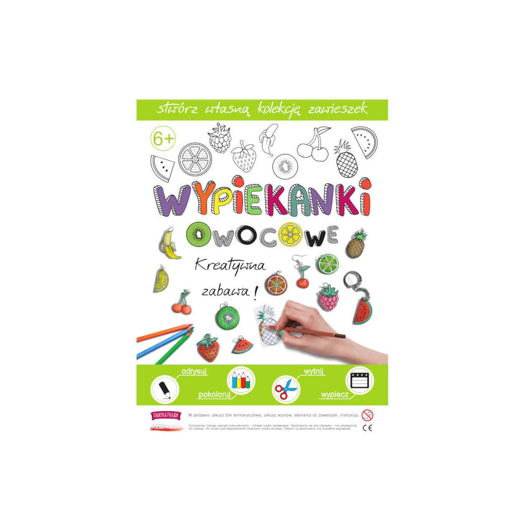 PROMOCJA Owoce Wypiekanki - Breloczki, Zawieszki, Kolczyki - Fabryka Frajdy