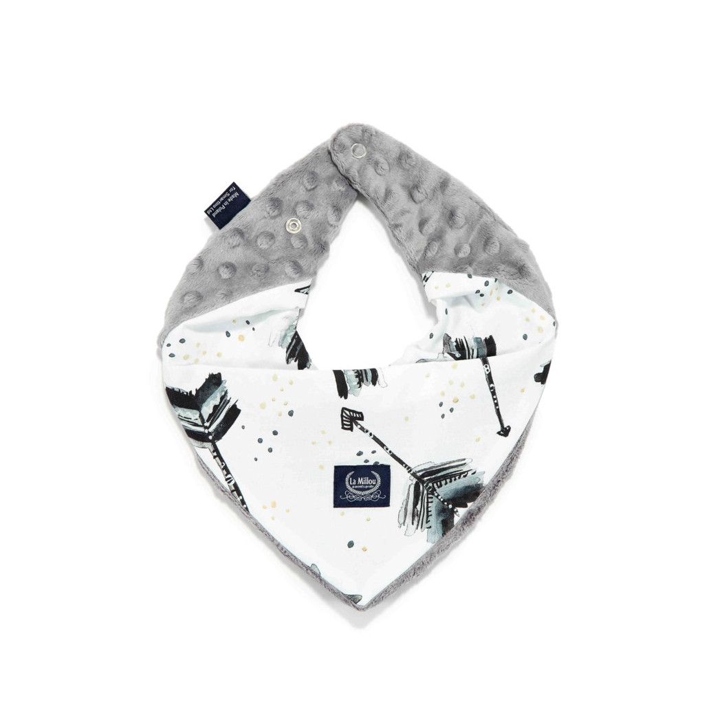 Mięciutka Apaszka - Boho Royal Arrows & Grey - La Millou