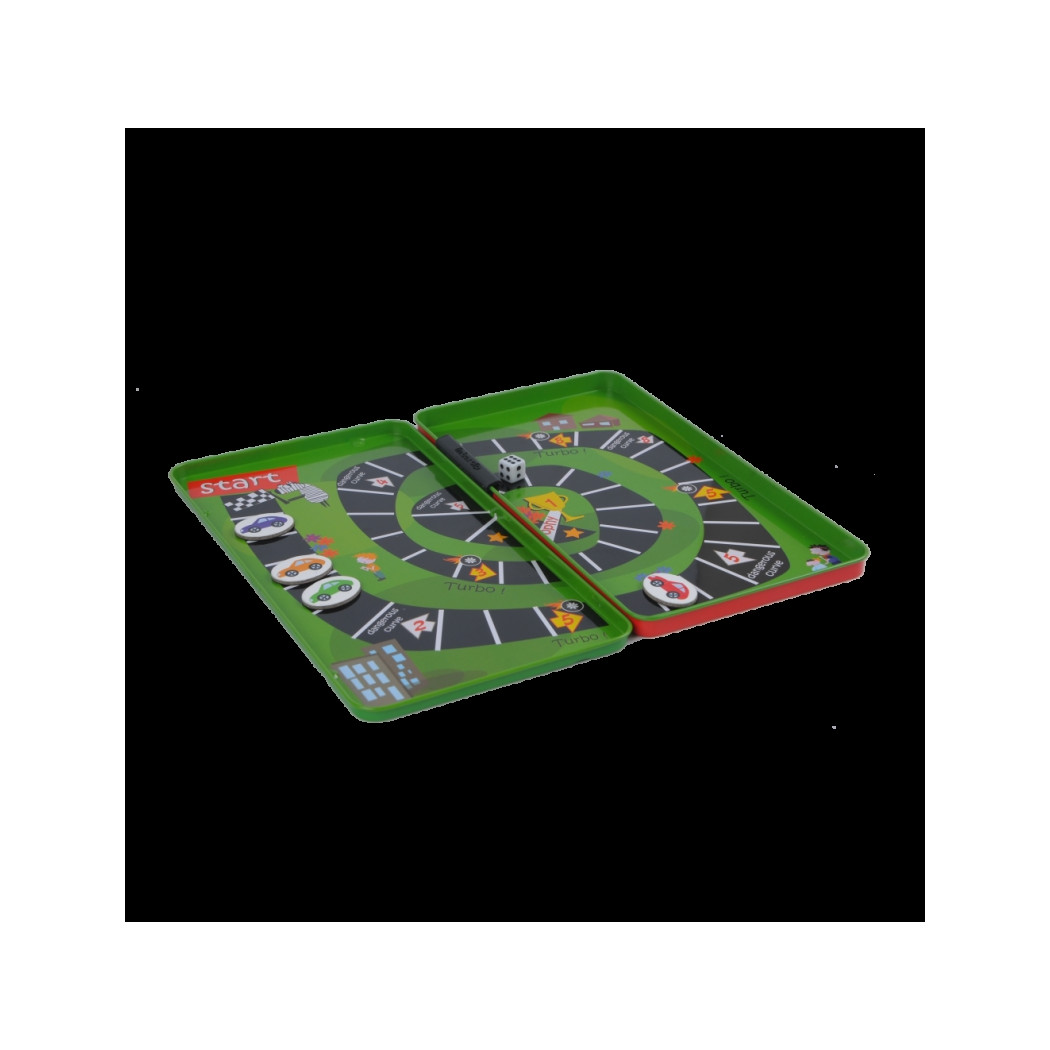 Wyścigi samochodowe - Podróżna gra magnetyczna The Purple Cow