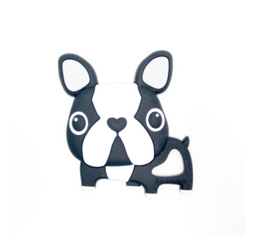 Boston Terrier - gryzak silikonowy - LouLou Lollipop