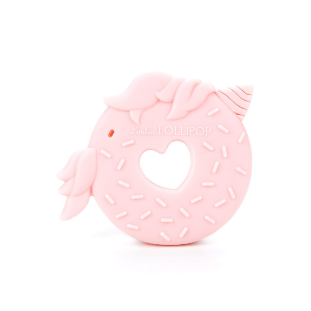 Jednorożec Donut z Zawieszką - gryzak silikonowy - LouLou Lollipop