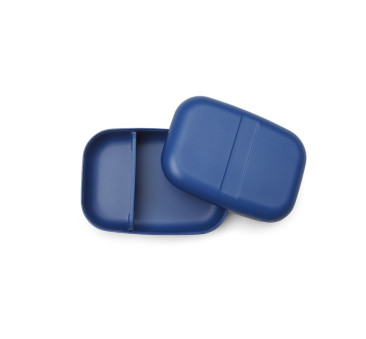 WYPRZEDAŻ Royal Blue/ Niebieski - Prostokątny Lunch Box - Śniadaniówka Bento - Z Włókna Bambusowego - BIOBU - EKOBO