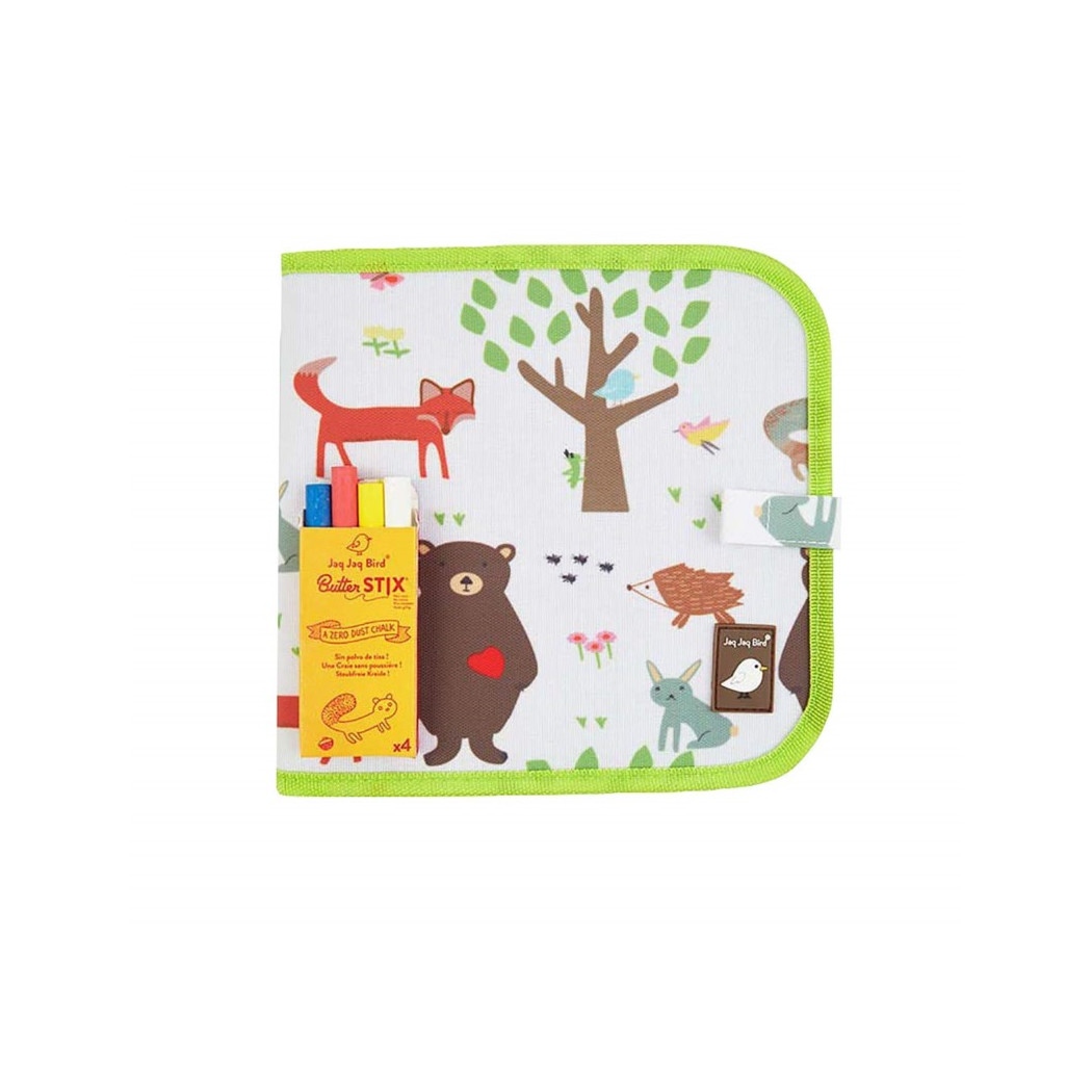 Forest/ Las - Książeczka Do Rysowania Kredą - Doodle It Book - Jaq Jaq  Bird