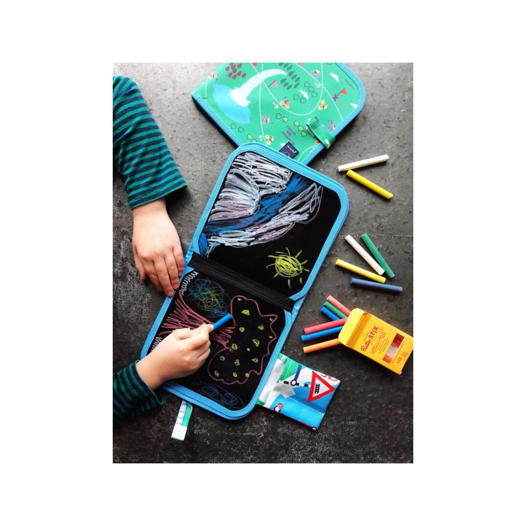 Tour De France/ Wyścig Rowerowy - Książeczka Do Rysowania Kredą - Doodle It Book - Jaq Jaq Bird