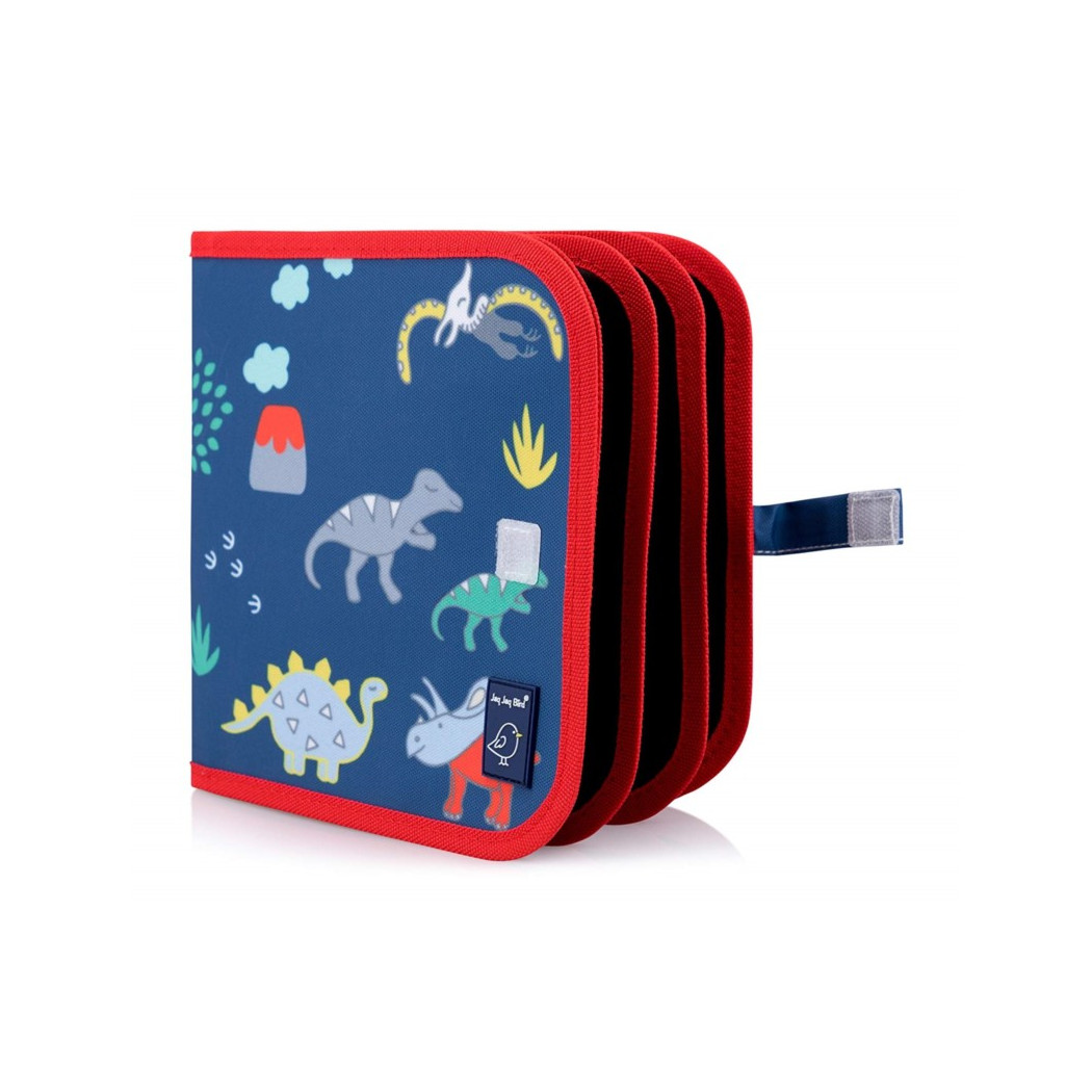 Dinosaur/ Dinozaury - Kolorowanka Z Kredą - Color It Book - Jaq Jaq Bird