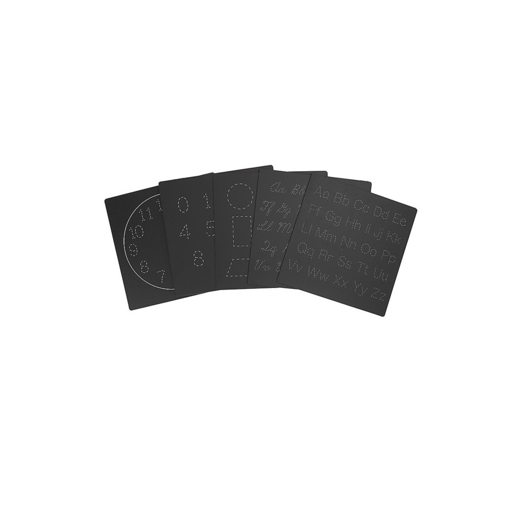 WYPRZEDAŻ Literki i Cyferki  - Tabliczki Kredowe - Zestaw 5 sztuk -  Board Series  - Jaq Jaq  Bird