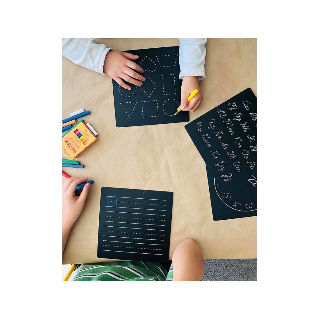 WYPRZEDAŻ Literki i Cyferki  - Tabliczki Kredowe - Zestaw 5 sztuk -  Board Series  - Jaq Jaq  Bird