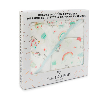 WYPRZEDAŻ Ręcznik z Kapturkiem - Llama - LouLou Lollipop