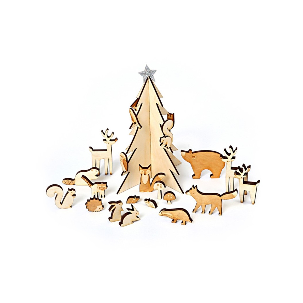 Świąteczny Las - Kalendarz Adwentowy - Meri Meri