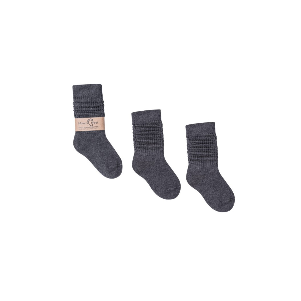 WYPRZEDAŻ Grafitowe Marzenie - Skarpetki - 4-6 lat - Mamas Feet - Mama's Feet