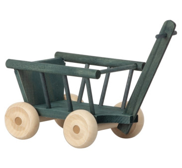 Zielony - Wózek/ Wagon - Mini Petrol - Rozmiar Micro - Maileg